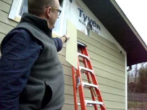 how to fasten hardie siding