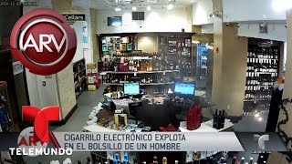 Video – Explota cigarrillo electrónico en bolsillo de un hombre