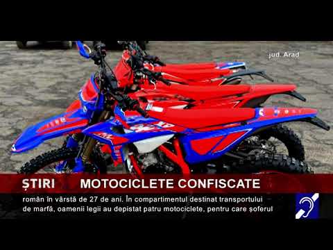 Motociclete în valoare de 30.000 de euro, confiscate