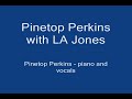 pinetop perkins and la jones 
with la jones and the blues messengers circa 1990
www.lajones.com
pinetop perkins - piano and vocals
la jones - guitar and vocals
ann marie hamel - guitar
sharon denton - bass
mark schuyler - drums
raw footage from pbs canada documentary

cut 8 - hoochie coochie man