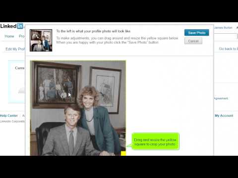 how to change profile picture on linkedin