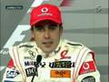 ALONSO - BRASIL 2007 - DECLARA ANTES DE LA CARRERA