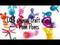 Craft Ideas With Pom Poms And Pipe Cleaners