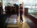 So. There's this big piano at the FAO Schwarz in NYC. Like big enough to dance on. Like these employees did. They're pretty good. Oh, and this store is awesome.