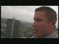 Felix Baumgartner BASE jump off the Marriott in Warsaw