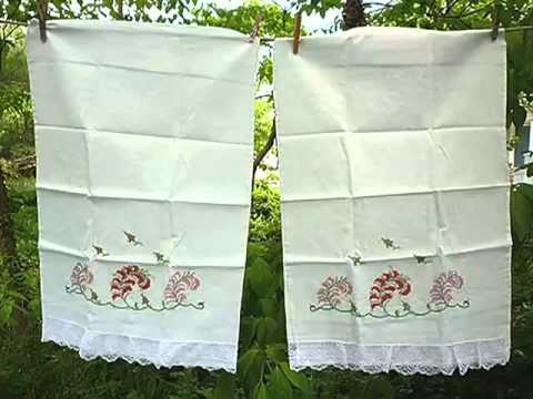 how to whiten vintage linens