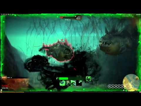 gw2 underwater - Jon Peters steers us through a dangerous underwater world in Guild Wars 2. For more on this game, check out: http://www.gamespot.com/6321038.