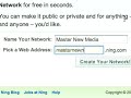 Part one - setting up your Ning network identity