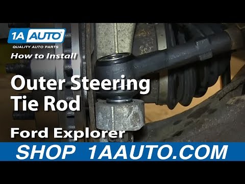 How To Install Replace Outer Steering Tie Rod 1998-2003 Ford Explorer Mercury Mountaineer