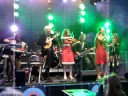 A live performance of the song 