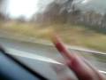 Funny shouting at tramp