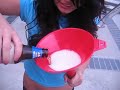 eva angelina doing a beer bong with nate