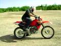 motocross honda xr650r décolage de fou