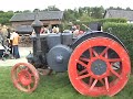 Eisen-bereifter Lanz Bulldog und Rumely Oil Pull Lokomobile Eisen-bereifter Lanz Bulldog und Rumely Oil Pull Lokomobile