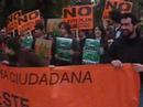Manifestación contra la corrupción urbanística