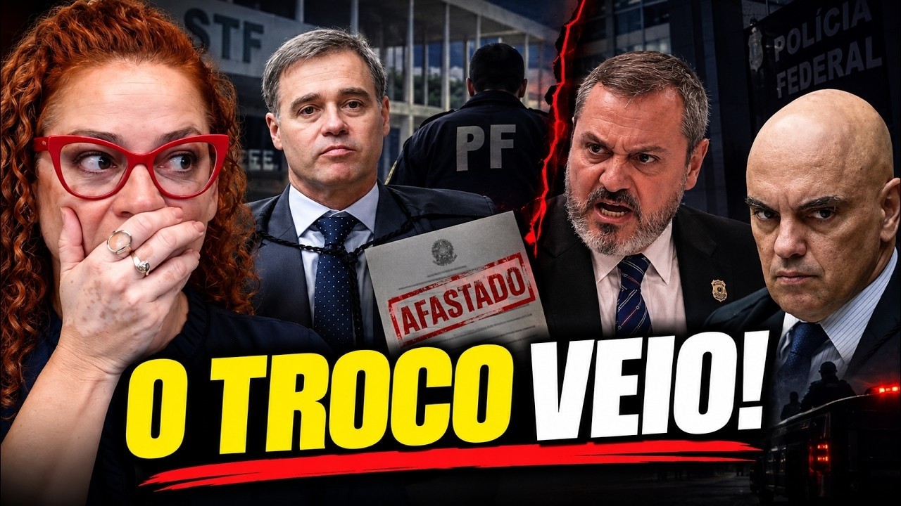 A GUERRA EXPLODIU! MENDONÇA AFASTA CHEFE DA PF e o jogo MUDA DE VEZ