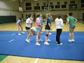 CHS Cheerleaders goofing off at practice CHS Cheerleaders goofing off at practice