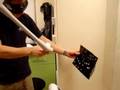 Laser adjustment in Lynton House