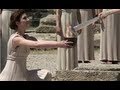 The Olympic Flame is lit in Ancient Olympia - London 2012