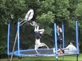 Painful Trampoline Jump Accident
