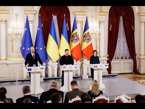 Press statement by President Maia Sandu alongside President Zelensky and President Michel