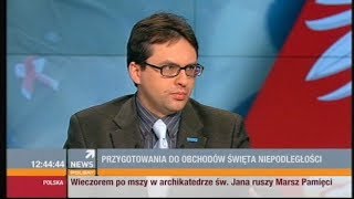 Rafał Pankowski o ideologii organizatorów tzw. Marszu Niepodległości, 10.11.2013.