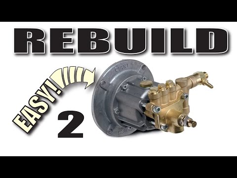 how to rebuild pump on pressure washer
