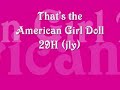 Madison Pettis who plays Sophie on Cory in the House! According to The Daily Dish, Madison celebrated her 9th birthday at the American Girl Place in Los Angeles yesterday. Madison and her friends had a private dining room and Madison brought her dolls to get their hair done, too.

Madisons dolls have starred in at least one Cory in the House episode that I have seen, Nappers Delight. In Nappers Delight she has the Just Like You doll #26H. Have you seen them in any other episodes?
