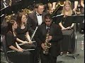 saxophonist johnny salinas performing jules demersseman's 
