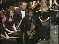 saxophonist johnny salinas performing jules demersseman's 