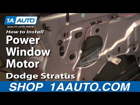 How To Install Replace Power Window Motor Dodge Stratus 01-06 1AAuto.com