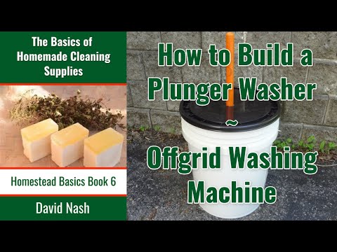 DIY Plunger Clothes Washer