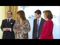 Olga Viza entrega el Trébol Todovino a Bodegas LAN (Cata de los Lacres MMXI)
