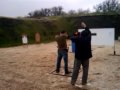 John's first time behind an AR-15 rifle