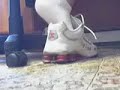 playin around with loose shox and no show white sox   