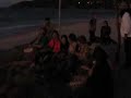 Aboriginal Percussions At Sunset - Byron Bay