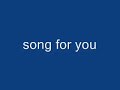 song for you -  chicago