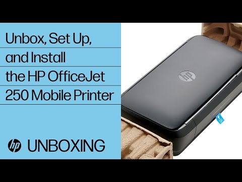 HP OfficeJet 250 Mobile All-in-One Printer series Setup