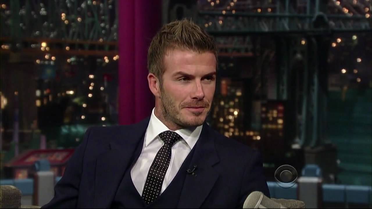 David Beckham David Letterman
