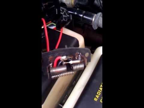 Ford Ranger blower motor resistor bank fix DIY