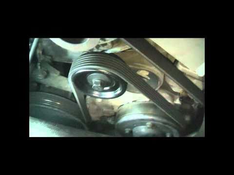 how to change alternator belt on zafira