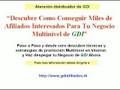 Consigue miles de afiliados para tu negocio multinivel de GDI en internet