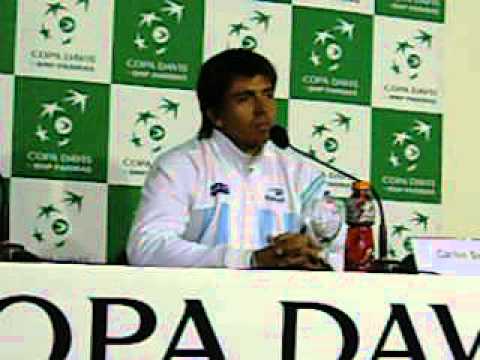 Toptenistv ARG-CHE Conferencia de prensa de Berlocq