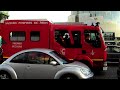 Fire truck in Paris at La Bastille
