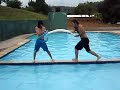 Denis e Yuri: guerra na piscina