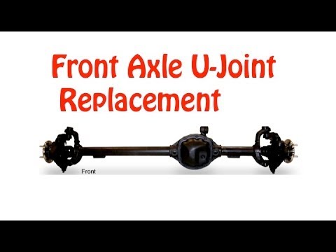 how to remove u joint from front axle