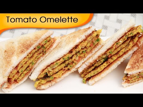 Tomato Omelette | How To Make Eggless Omelette | Quick Breakfast / Snack Recipe By Ruchi Bharani