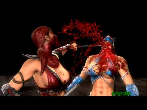 Fatality - Fatality - Blood Bath- Baixo,Trás,Baixo,Baixo,R2 Fatality - Make It Rain - Frente,Trás,Baixo,Baixo,O Stage Fatality - Frente,Trás,Frente,Quadrado Babality - ...