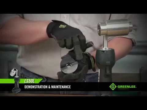 LS50L Knockout Punch / battery-operated hydraulic punching tool Greenlee
