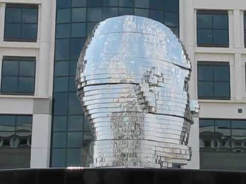 ART: GIANT ROTATING HEAD SCULPTURE YouTube Preview Image